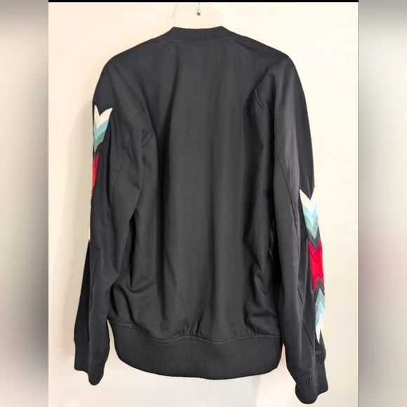 Strivers Row Y2K Preppy Dark Academia Streetwear Embroidered Bomber Jacket L